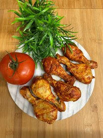 Gebakken Drumsticks. Prijs per 100 gram